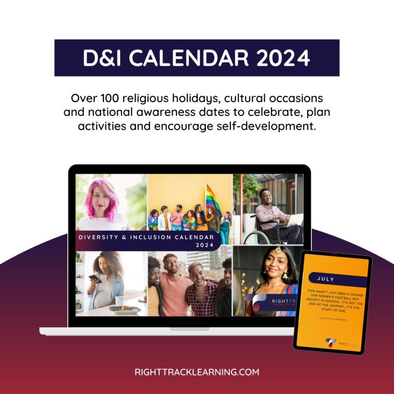 Diversity And Inclusion Calendar 2024 - RightTrack Learning